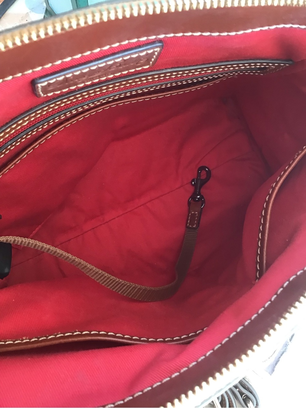 Dooney SET Cameron Satchel & Wallet Plum Wine - Picture 13 of 16